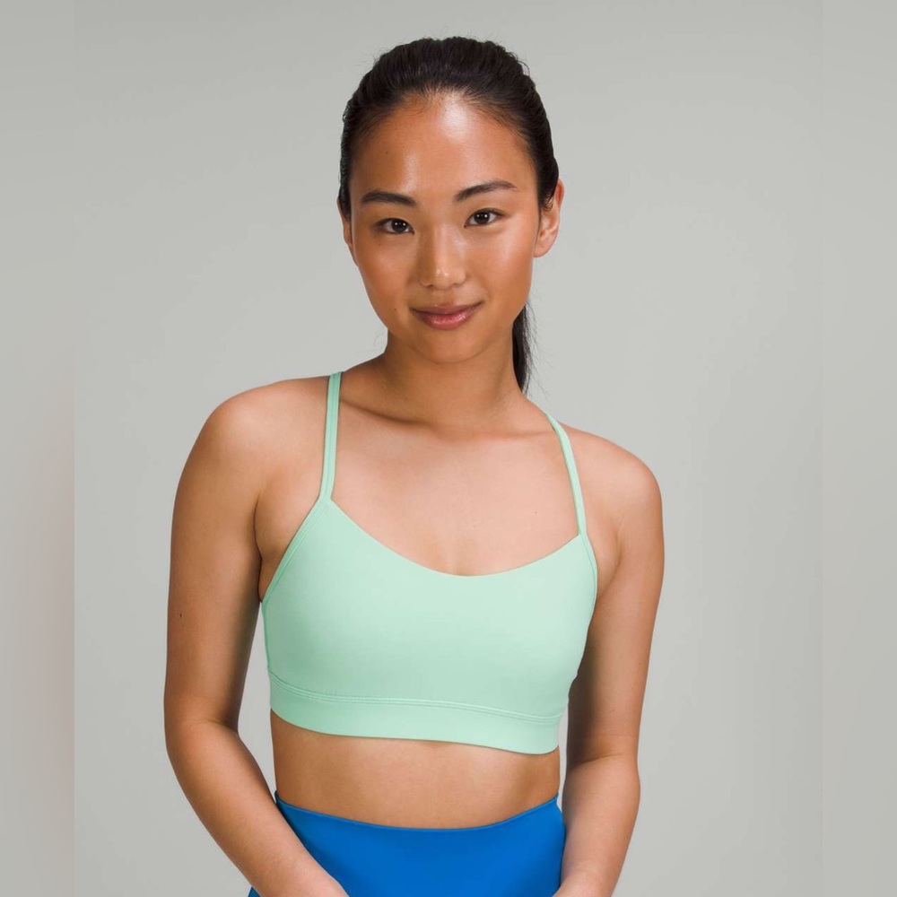 Lululemon Flow Y Nulu Bra Wild Mint Size 4